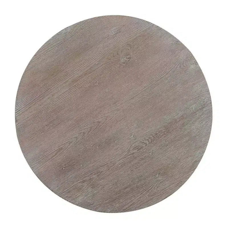 Greystone Mill End Table in Stone White Wash with Wirebrush Distressing