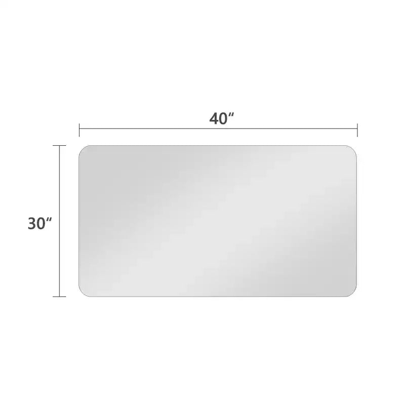 40x30-Inch Wall Mounted Bathroom Vanity Mirror, Anti-Fog and Waterproof