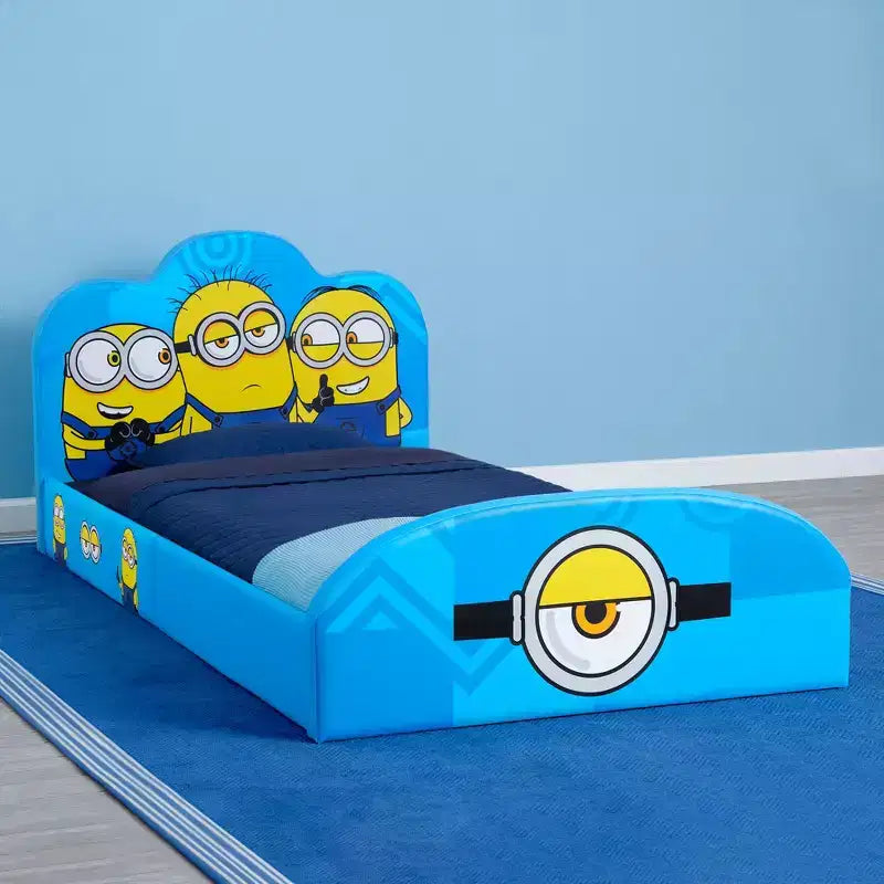 Minions Upholstered Twin Bed for Kids