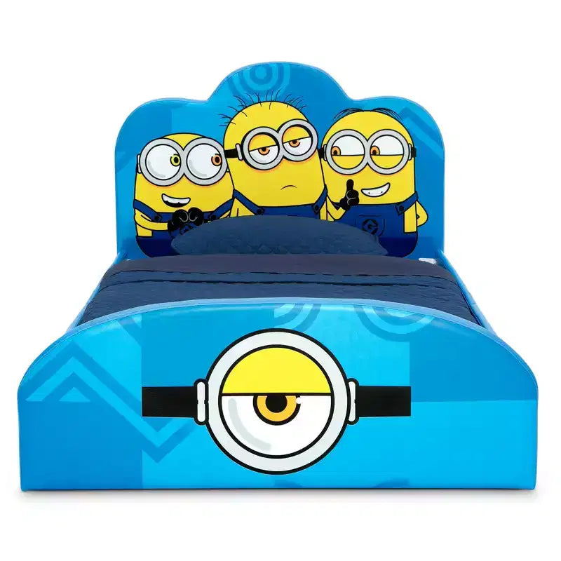Minions Upholstered Twin Bed for Kids