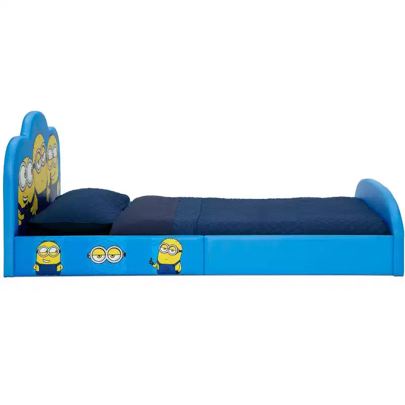 Minions Upholstered Twin Bed for Kids