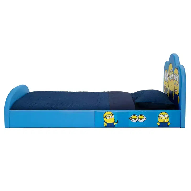 Minions Upholstered Twin Bed for Kids