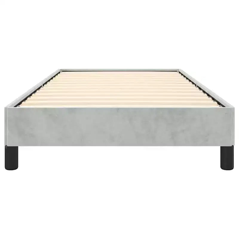 Upholstered Bed Frame, Light Grey