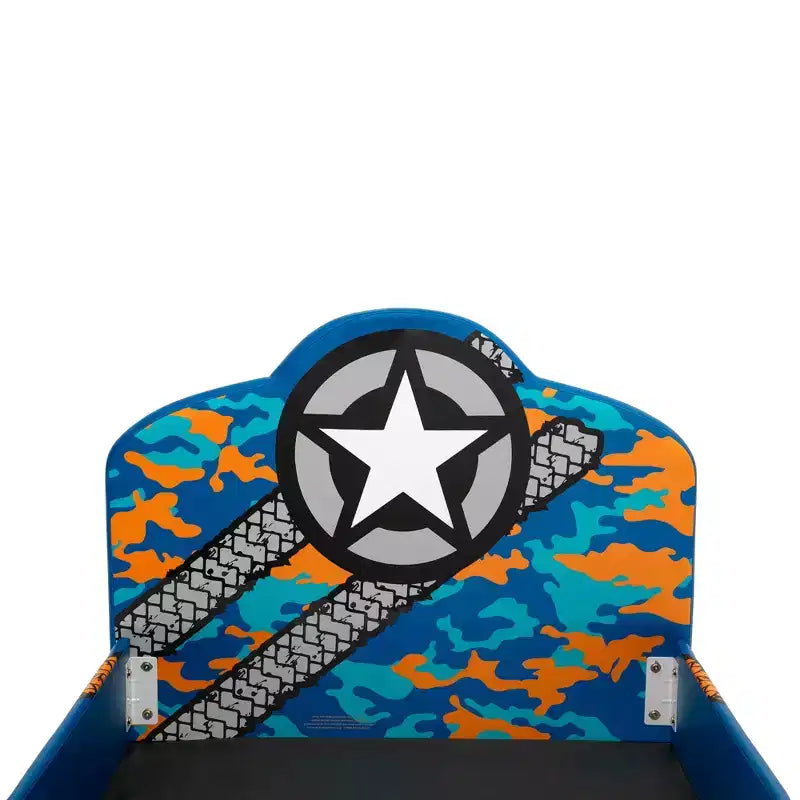Jeep Upholstered Twin Bed for Kids