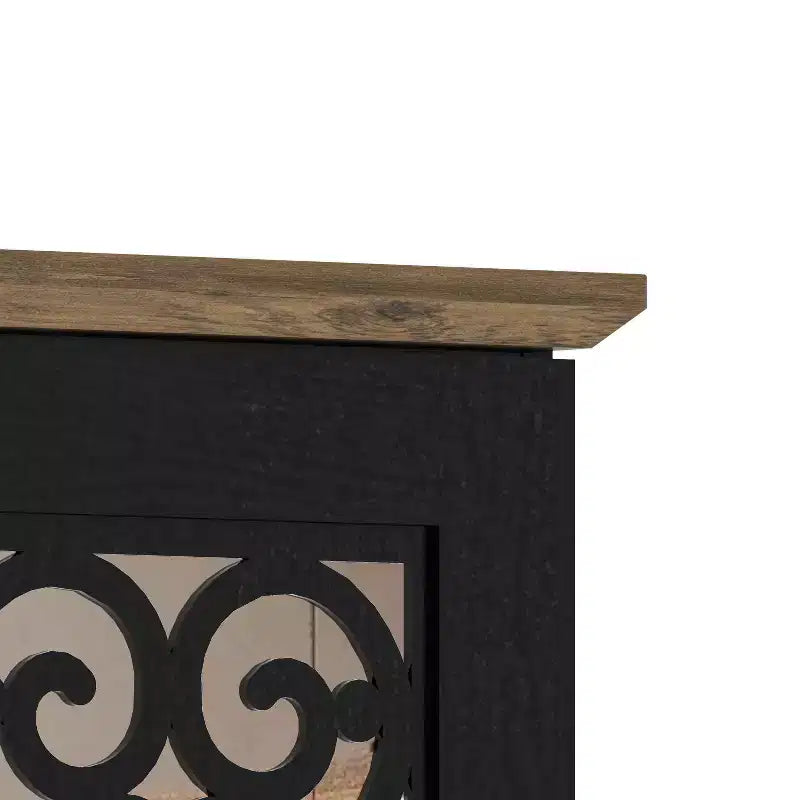 4-Door Kitchen Pantry Cabinet with Adjustable Shelves, 31.4"W x 15.7"D x 63.6"H