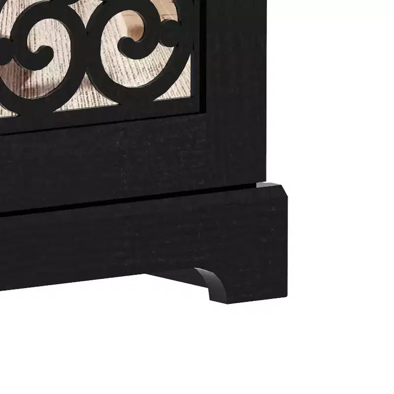 4-Door Kitchen Pantry Cabinet with Adjustable Shelves, 31.4"W x 15.7"D x 63.6"H