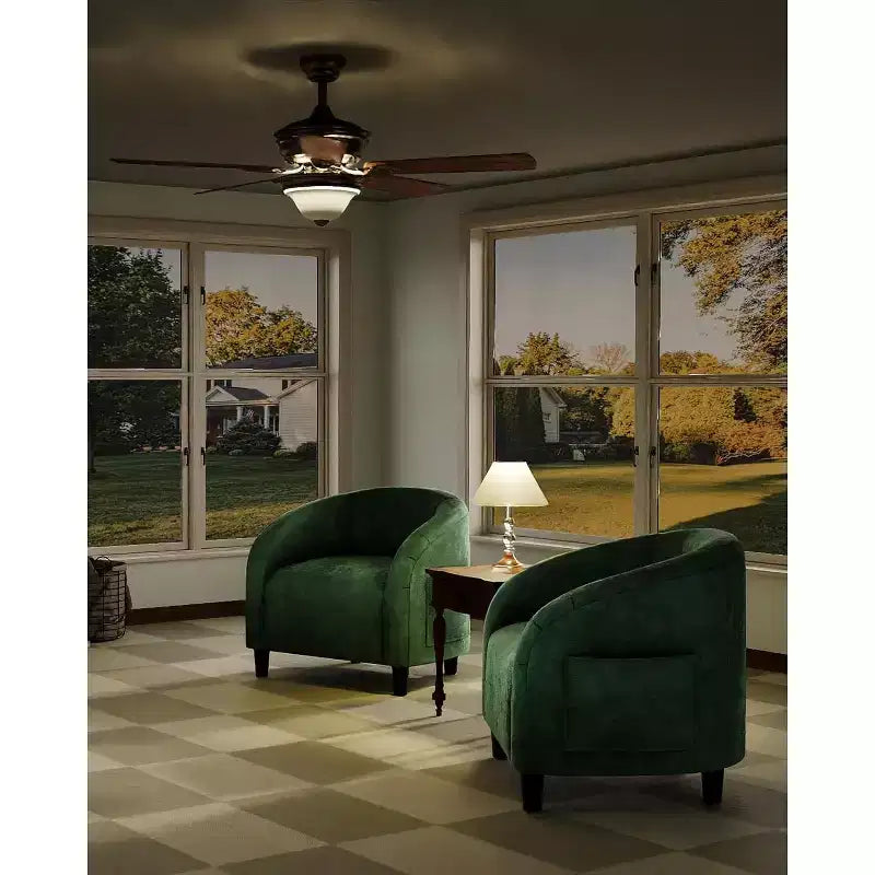 Velvet Accent Barrel Chair, Upholstered Club Chair with Armrests and Soft Padded Seat for Living Room, Bedroom, or Study