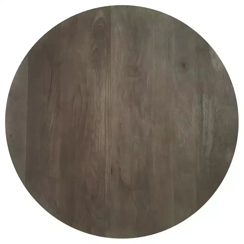 Round Solid Mango Wood Coffee Table